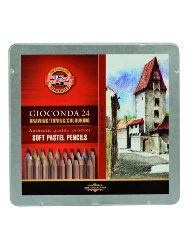 KOH-I-NOOR Gioconda Soft Комплект пастелни моливи 24 бр