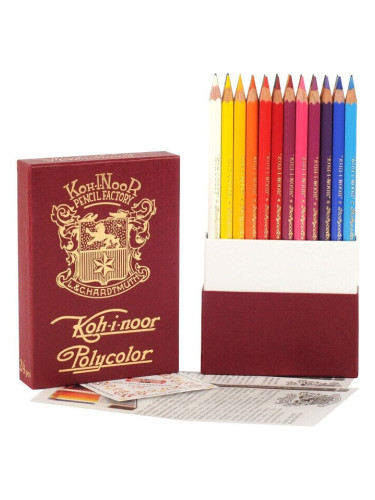 KOH-I-NOOR Polycolor Artist's Coloured Pencils Retro Комплект цветни моливи Retro 24 бр