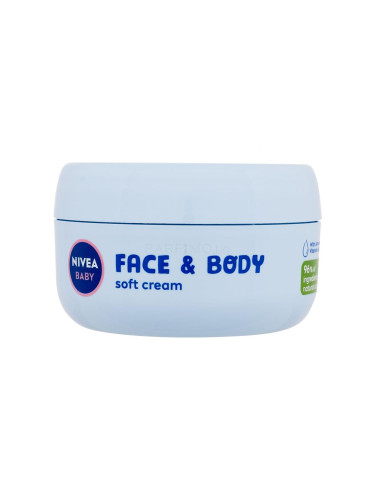 Nivea Baby Face & Body Soft Cream Дневен крем за лице за деца 200 ml