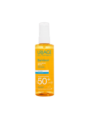 Uriage Bariésun Dry Oil SPF50+ Слънцезащитна козметика за тяло 200 ml