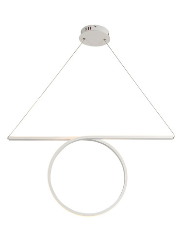 Полилей Noose LED-бял-дължина: 88 См.