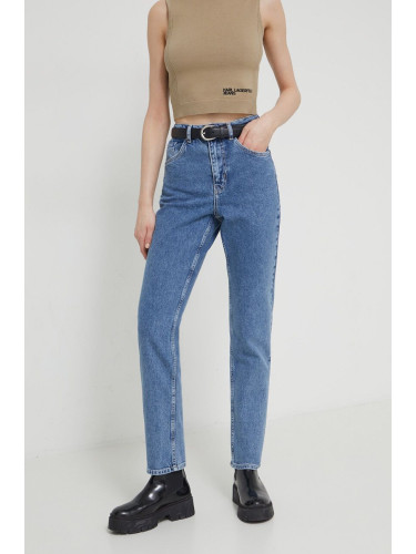 Дънки Karl Lagerfeld Jeans в с висока талия
