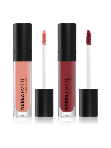 NOBEA Day-to-Day Matte Liquid Lipstick комплект (за устни) за жени