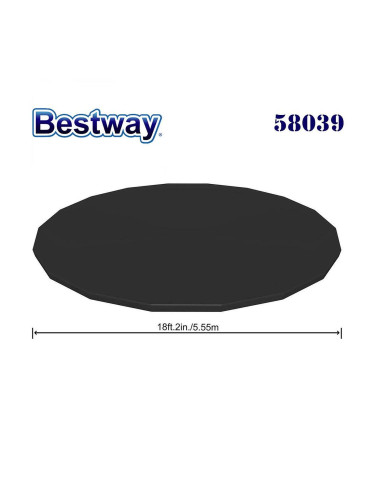 Покривало за басейн с диаметър до 549 см, Bestway 58039 Flowclear