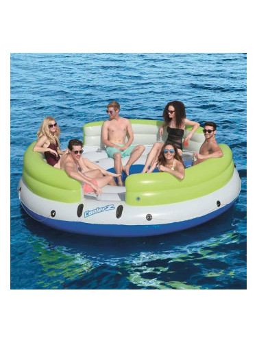 Остров надуваем, плаващ, 328 см, Bestway 43135 Cooler Z Lazy Days