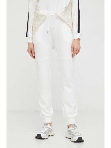 Спортен панталон Liu Jo в бяло с изчистен дизайн