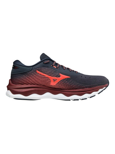 Women's Running Shoes Mizuno Wave Sky 5 / India Ink / Living Coral / Pomegranite