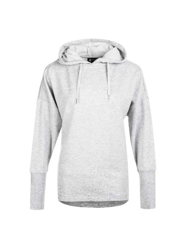 Women's Endurance Sweatshirt Athlecia Nodia Printed Hoody Light Grey