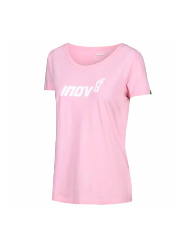 Women's T-shirt Inov-8 Cotton Tee "Inov-8" Pink
