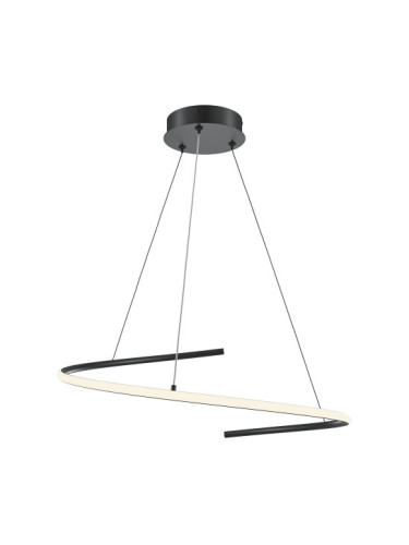 LED пендел MAYTONI MOD242PL-L33BK CURVE