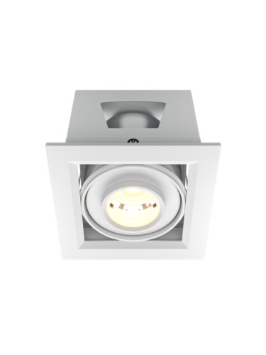 LED луна за вграждане MAYTONI DL093-01-10W3K-W METAL MODERN