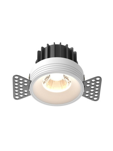 LED луна за вграждане MAYTONI DL058-12W3K-TRS-W ROUND TRIMLESS