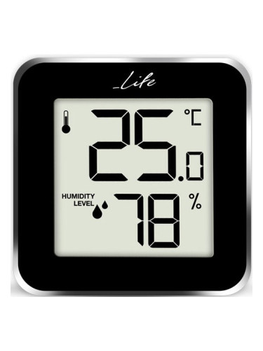 дигитален Термометър & хигрометър Life Alu Mini