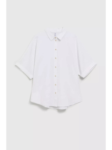 Women's shirt MOODO - ecru white