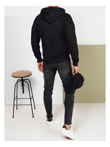 Men's black sweatshirt with Dstreet print
