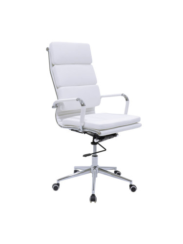 Мениджърски стол бял цвят