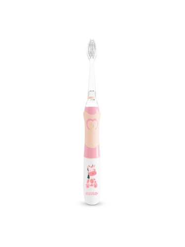 NENO Fratelli Pink детска електрическа четка за зъби със сменяеми батерии 6 y+ 1 бр.