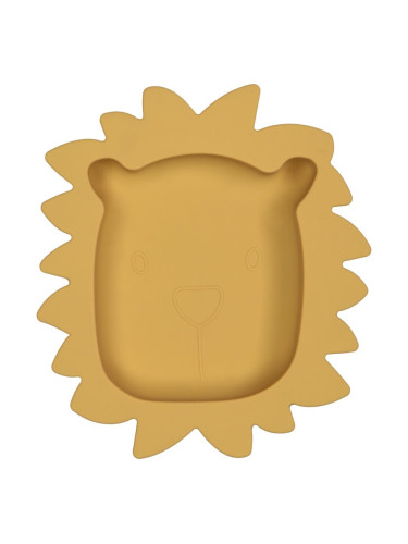 Tryco Silicone Plate Lion чиния Honey Gold 1 бр.