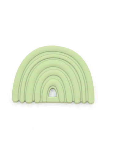 O.B Designs Rainbow Teether гризалка Green 3m+ 1 бр.