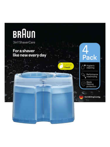 Braun CCR Refill LemonFresh резервни пълнители за почистваща станция с аромат Lemon Fresh 4 бр.
