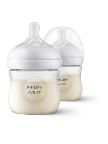 Philips Avent Natural Response Baby Bottle бебешко шише 0 m+ 2x125 мл.