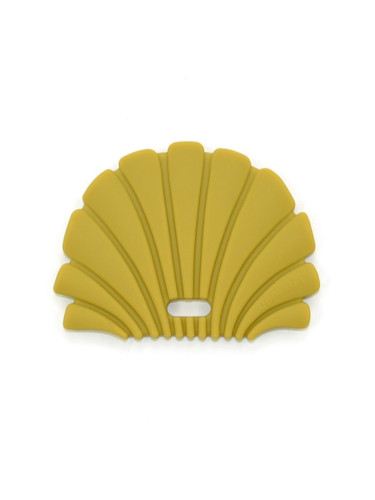 O.B Designs Shell Teether гризалка Gold 3m+ 1 бр.