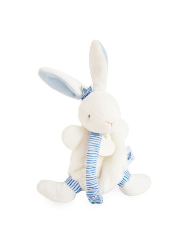 Doudou Gift Set Bunny With Pacifier подаръчен комплект за деца от раждането им Blue 1 бр.