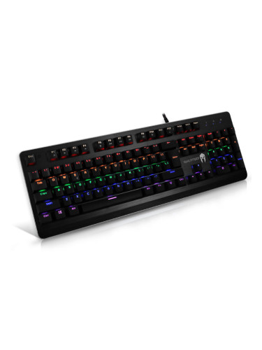 Кабелна клавиатура настолен компютър gaming RGB NOD Iron strike
