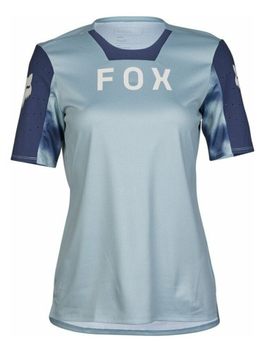 FOX Womens Defend Taunt Short Sleeve Jersey Gunmetal L