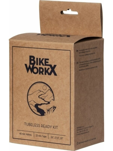 BikeWorkX Tubeless Ready Kit MTB 25 mm 40.0 Tire Repair Kit-Tubeless Rim Tape