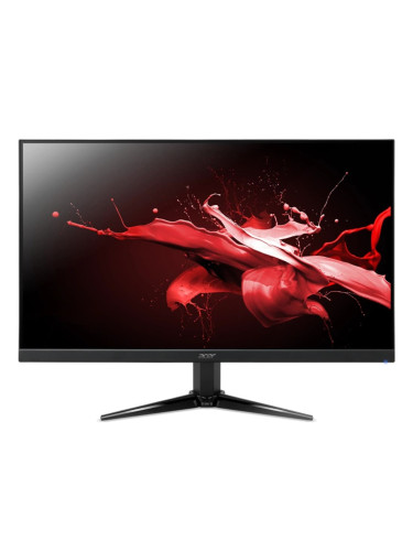 Монитор Acer Nitro QG271Ebii (UM.HQ1EE.E01), 27" (68.58cm) IPS панел, 100Hz, Full HD, 1ms, 100 000 000:1, 250cd/m2, DisplayPort, HDMI, VGA