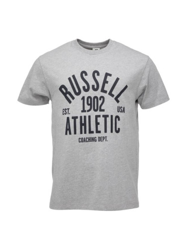 Russell Athletic T-SHIRT M Мъжка тениска, сиво, размер