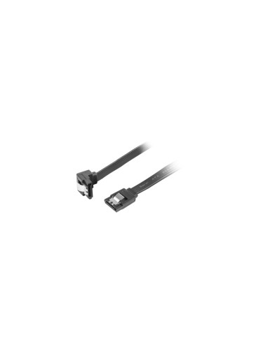 Кабел Lanberg SATA DATA III (6GB/S) F/F cable 30cm metal clips angled,