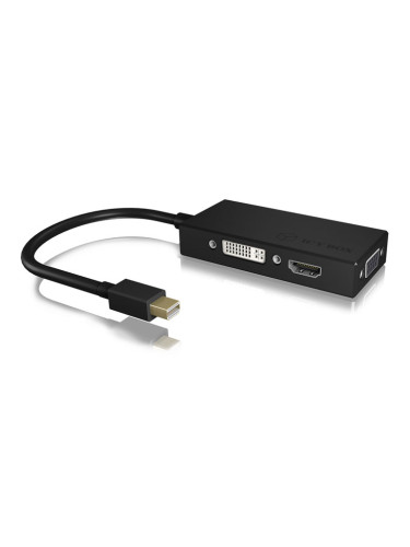 адаптер mini Display Port 1.2 в HDMI / DVI-D / VGA ICY BOX AC1032 3 в 1