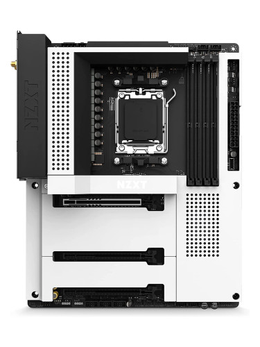 Дънна платка NZXT N7 B650E White AM5, DDR5, WiFi 6E, PCIe 5.0