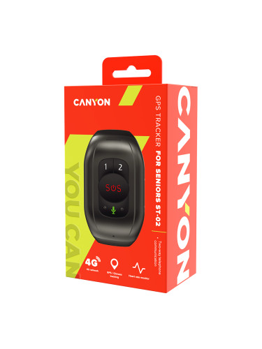CANYON ST-02, Senior Tracker, UNISOC 8910DM, GPS function, SOS button,