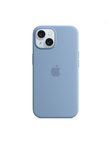 Калъф Apple iPhone 15 Silicone Case with MagSafe - Winter Blue