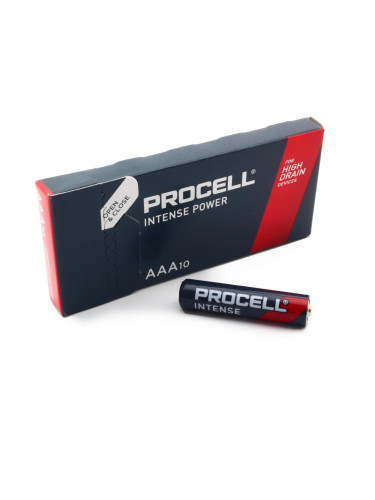 Алкална батерия LR03 1,5V AA 10pk опаковка INTENSE MX2400 PROCELL