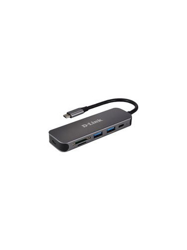 D-LINK 5in1 USB-C Hub with Card Reader