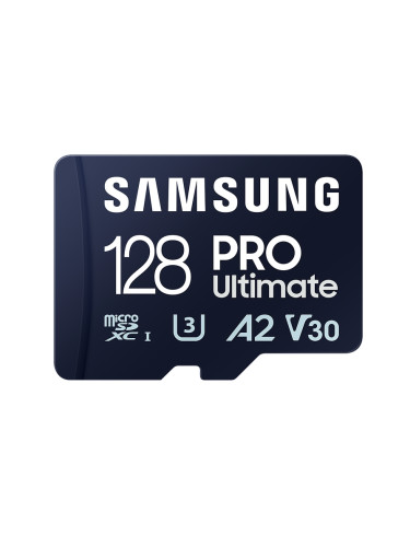 Памет Samsung 128GB micro SD Card PRO Ultimate with Adapter , UHS-I, R