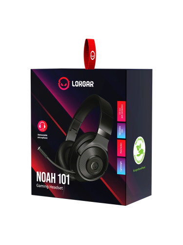 LORGAR Noah 101, Gaming headset with microphone, 3.5mm jack connection