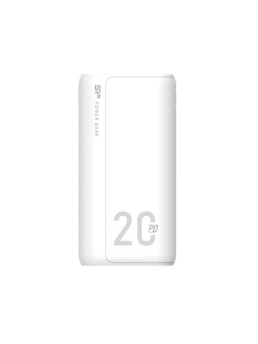 Външна батерия Silicon Power QS15, 20000 mAh, Бял