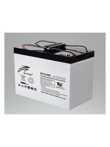 Оловна батерия RITAR (EV12-100S), 12V, 100Ah 306/ 168/ 211 mm, За елек