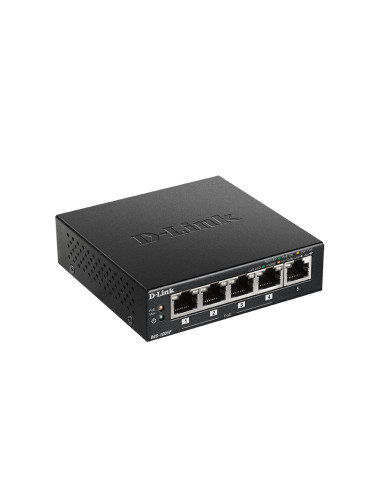 Комутатор D-Link 5-Port Desktop Gigabit PoE+ Switch