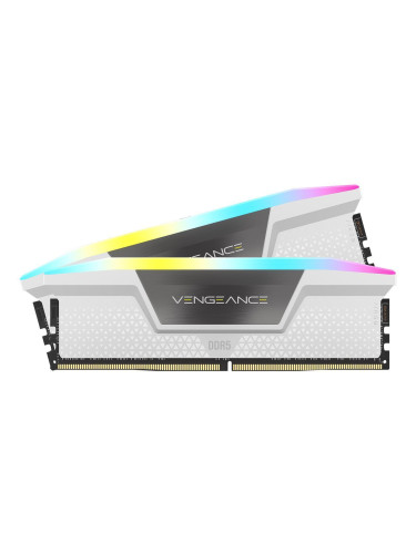 Памет Corsair Vengeance White RGB 32GB(2x16GB) DDR5 6000MHz CL36 CMH32
