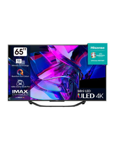 Телевизор Hisense 65" U7KQ, 4K Ultra HD 3840x2160, ULED, FALD, Quantum