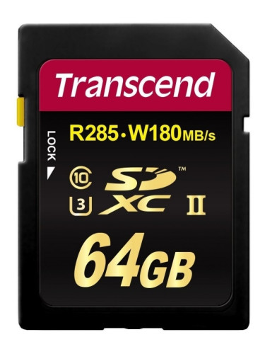 Памет Transcend 64GB SDXC Class3 UHS-II Card