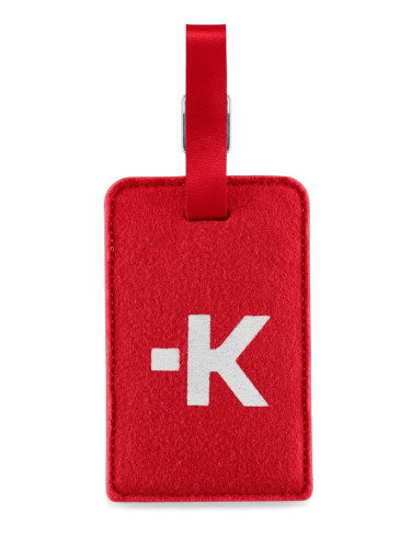 Етикет за багаж Skross Luggage Tags, Карта за контакт, Червен