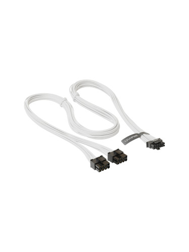 Seasonic модулен кабел Modding Cable 600W White - PCIe 5.0 12VHPWR - S