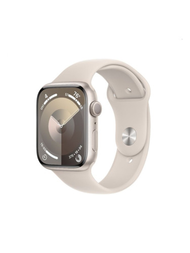 Часовник Apple Watch Series 9 GPS 45mm Starlight Aluminium Case with S